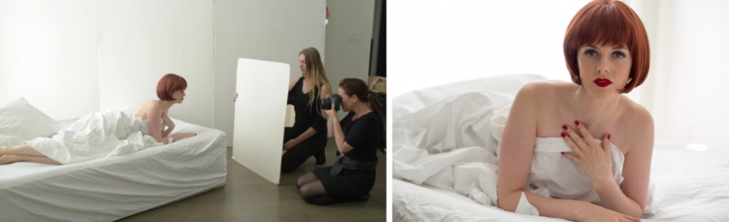 The White Sheet Shoot is a simple boudoir shoot flattering to every age and body type